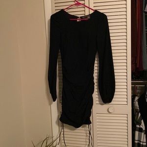 Black adjustable dress